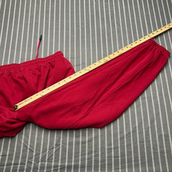 Playboy Track and Field graphic sweatpants Red Women's Size 4 - Picture 5 of 6